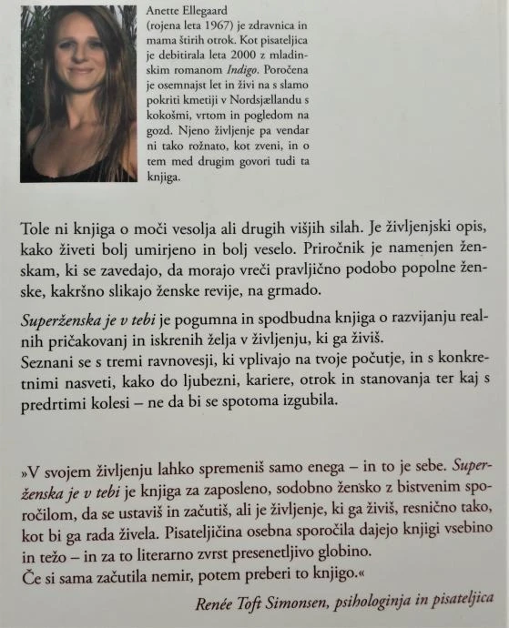 SUPERŽENSKA JE V TEBI, Anette Ellegaard