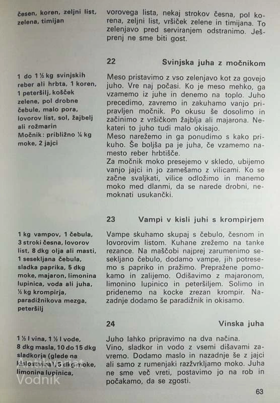 SLOVENSKE NARODNE JEDI, zbrala Andreja Grum