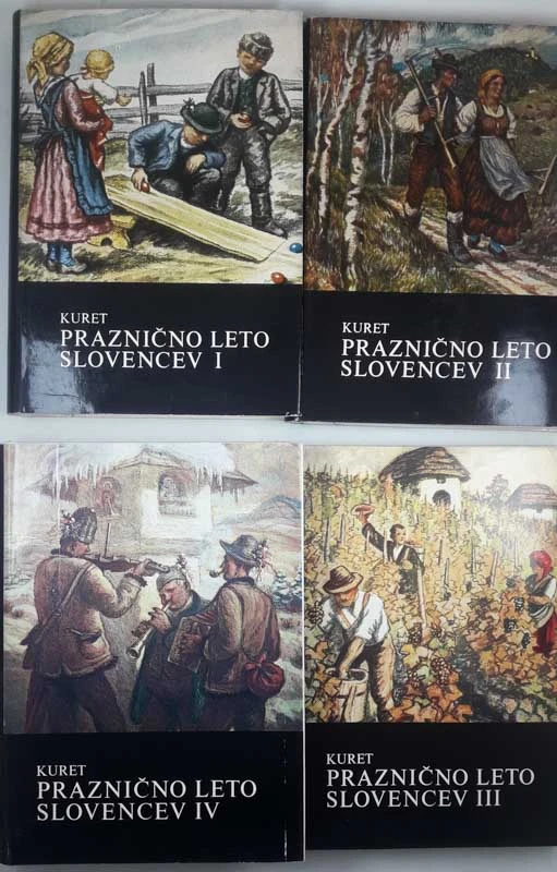 PRAZNIČNO LETO SLOVENCEV 1-4 DEL, Kuret
