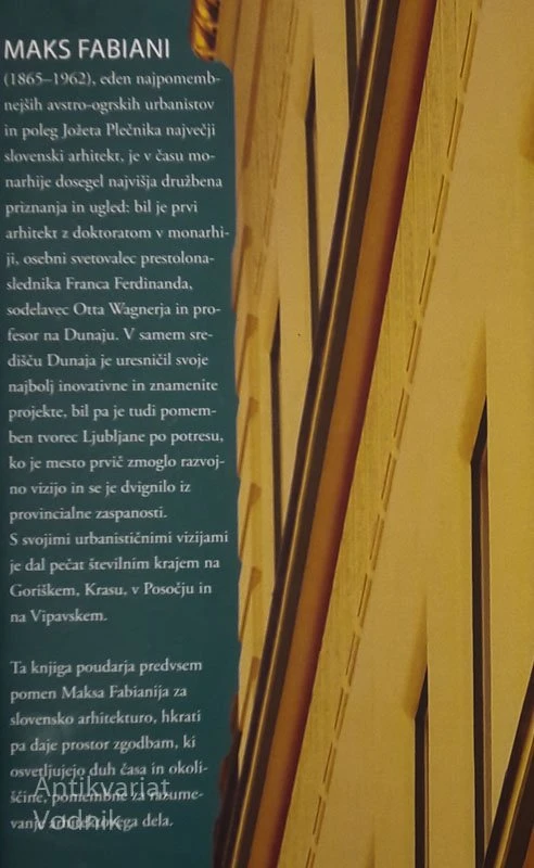 MAKS FABIANI D.Hrausky, Dunaj – Ljubljana – Trst, J. Koželj, M. Kambič