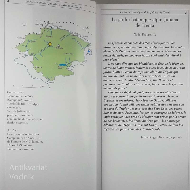 LE JARDIN BOTANIQUE ALPIN JULIANA DE TRENTA, Nada Praprotnik