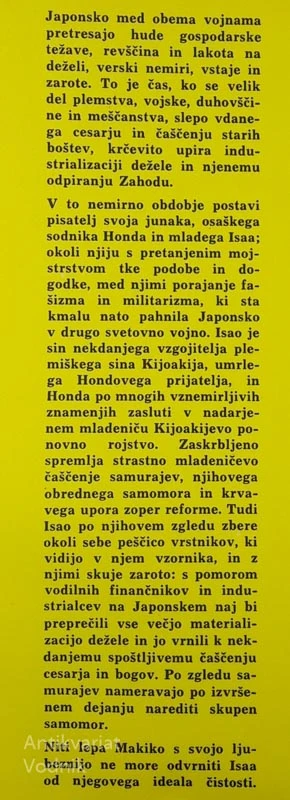 POBEGLI KONJI, Jukio Mišima