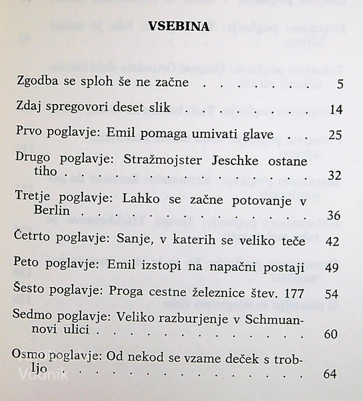 EMIL IN DETEKTIVI, Erich Kästner