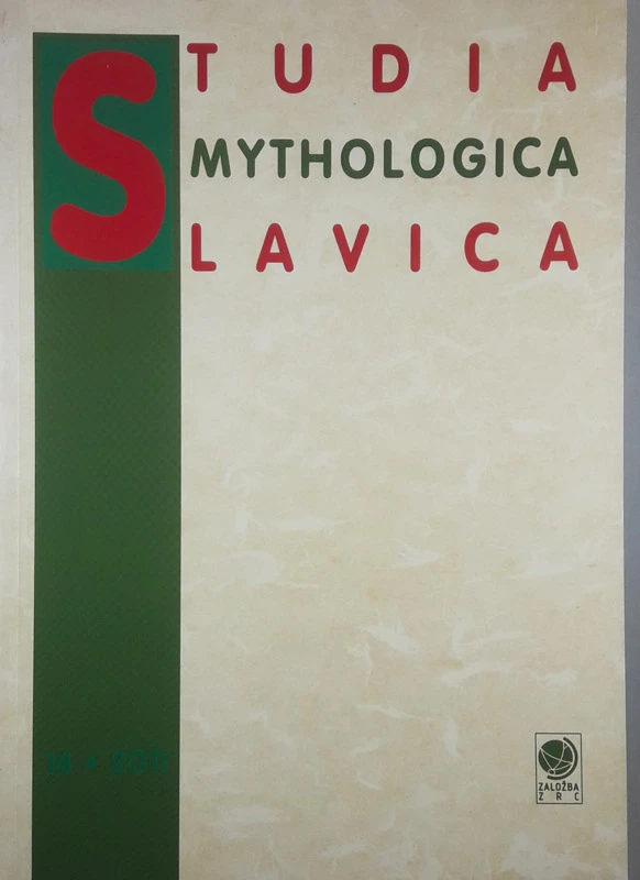 STUDIA MYTHOLOGICA SLAVICA