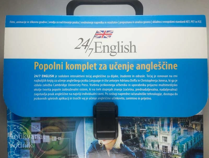 POPOLNI KOMPLET ZA UČENJE ANGLEŠČINE 24/7 ENGLISH