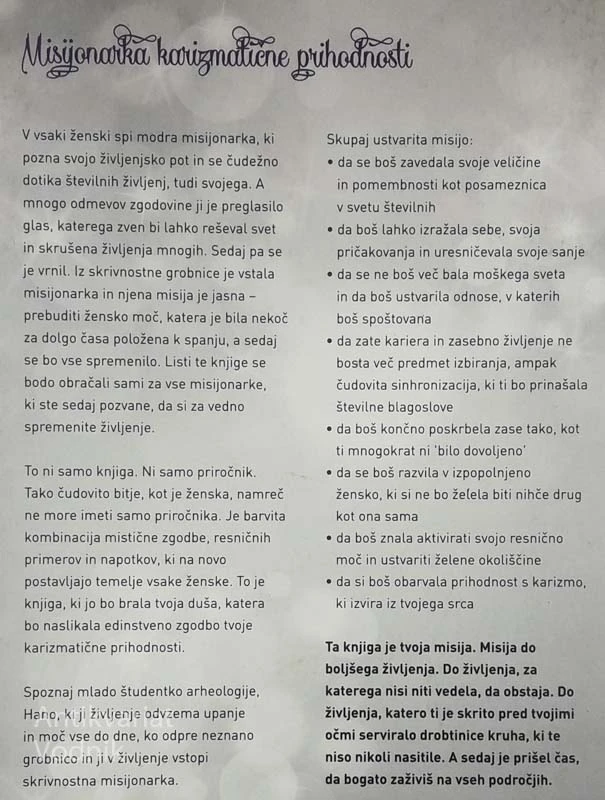 MISIJONARKA KARMIČNE PRIHODNOSTI, Mihael Žmahar