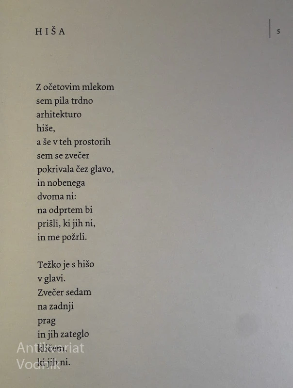 PRISOTNOST, Maja Vidmar