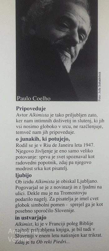 OB REKI PIEDRI SEM SEDELA IN JOKALA, Paulo Coelho