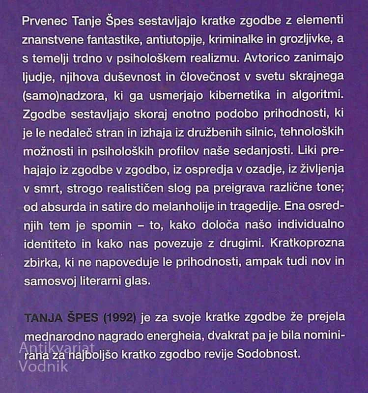 NEDALEČ STRAN, Tanja Špes