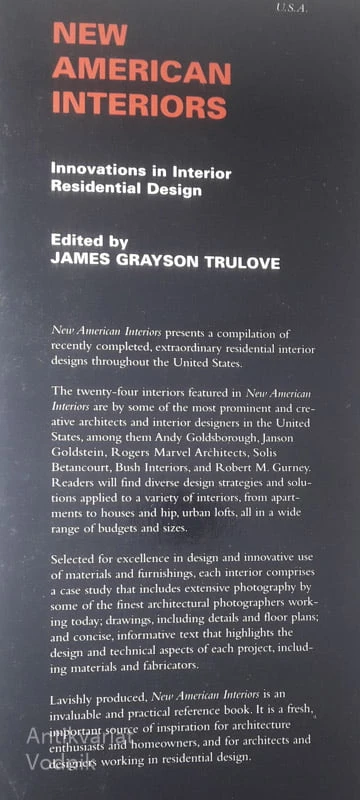 NEW AMERICAN INTERIORS, James Grayson Trulove