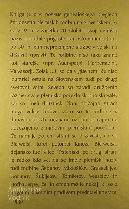 BLAGOSLOVLJENI IN PREKLETI 1. DEL, Mariano Rugále in Miha Preinfalk