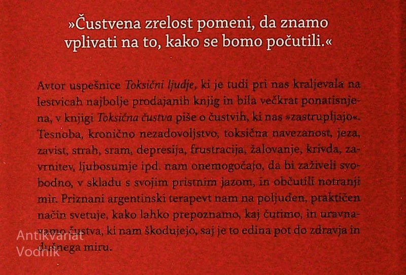 TOKSIČNA ČUSTVA, Bernardo Stamateas