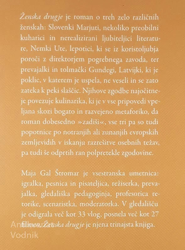 ŽENSKA DRUGJE, Maja Gal Štromar