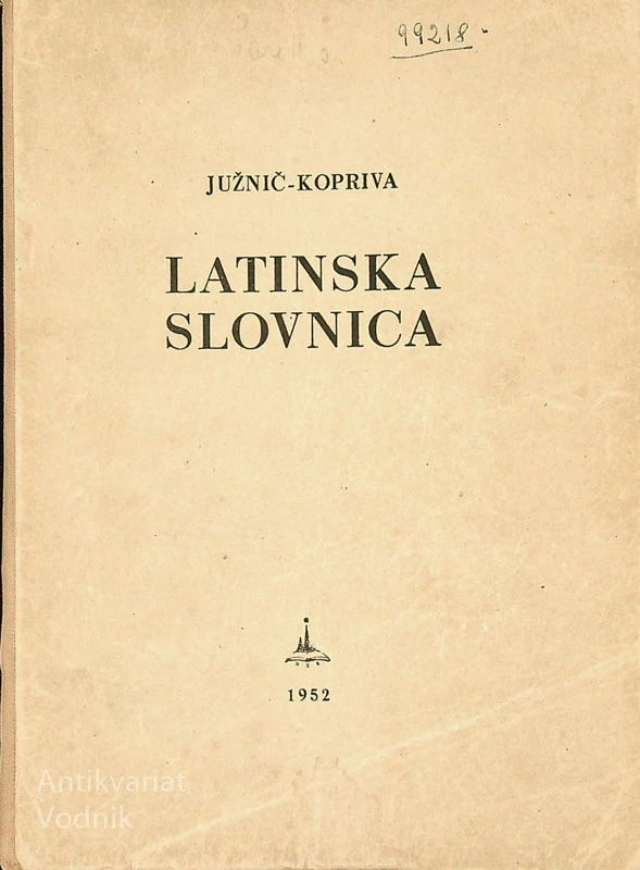 LATINSKA SLOVNICA, Južnič in Kopriva