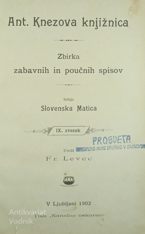 ZBIRKA ZABAVNIH IN POUČNIH SPISOV
