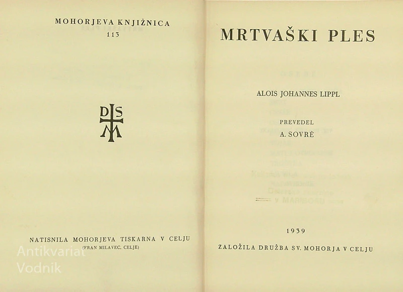 MRTVAŠKI PLES, Alois Johannes Lippl (prevod Anton Sovrè)