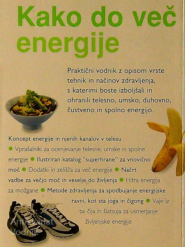 KAKO DO VEČ ENERGIJE, dr. Sarah Brewer