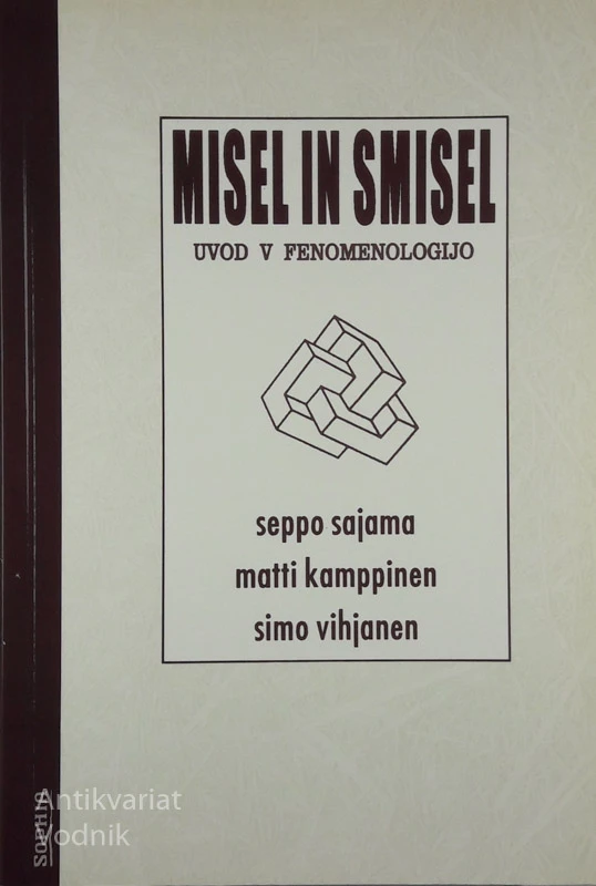 MISEL IN SMISEL: UVOD V FENOMENOLOGIJO
