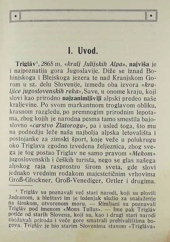 NA TRIGLAV V KRALJESTVO ZLATOROGOVO (srh. jezik)