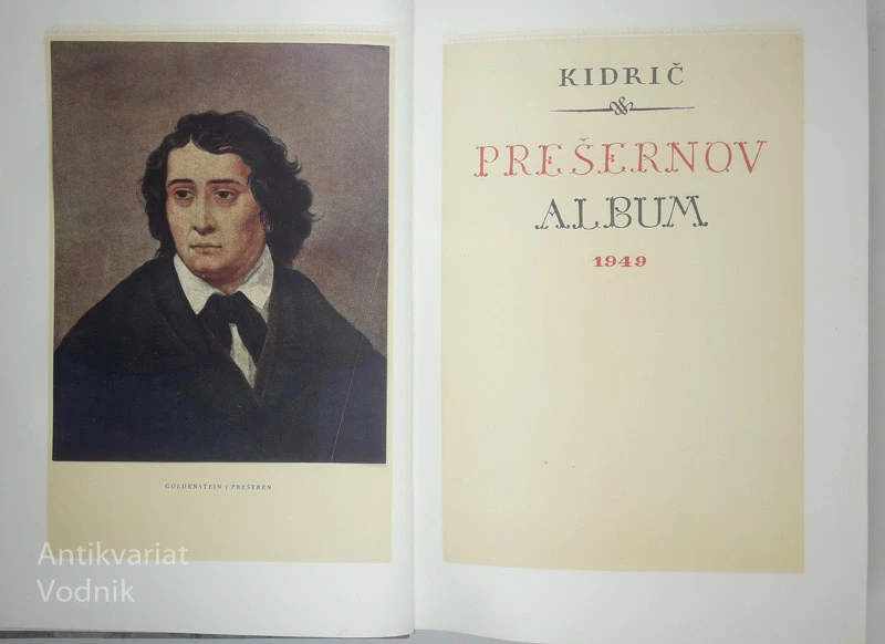 PREŠERNOV ALBUM, Kidrič 1949