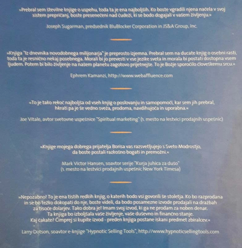 Bogastvo je v nas – iz dnevnika novodobnega milijonarja…