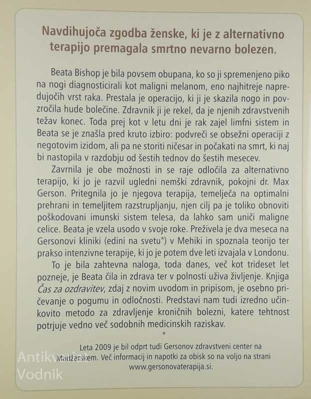 ČAS ZA OZDRAVITEV, Beata Bishop