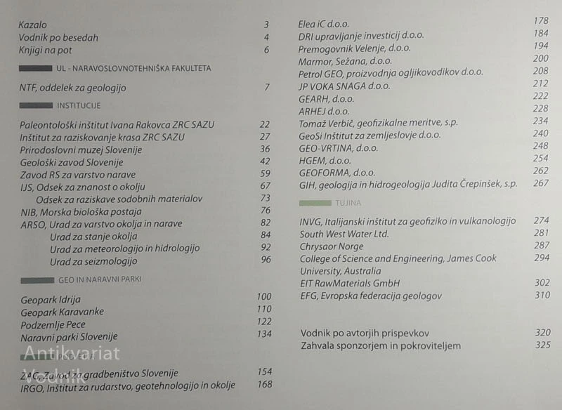 OBRAZI GEOLOGIJE; V BESEDI IN SLIKI, več avtorjev
