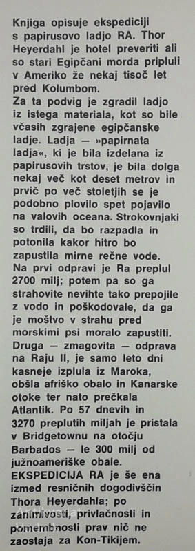 EKSPEDICIJA RA, Thor Heyerdahl