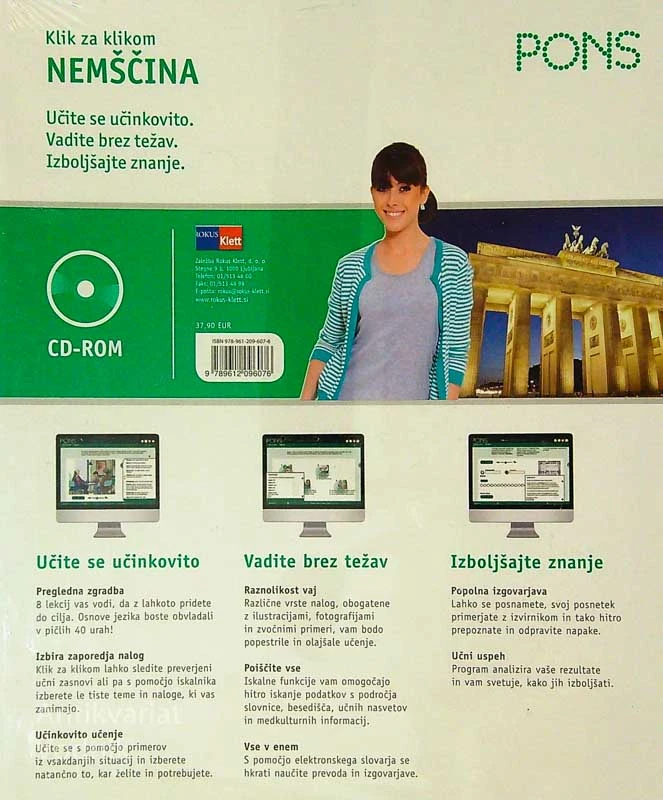 PONS: NEMŠČINA; INTERAKTIVNI TEČAJ ZA ZAČETNIKE (CD-ROM)