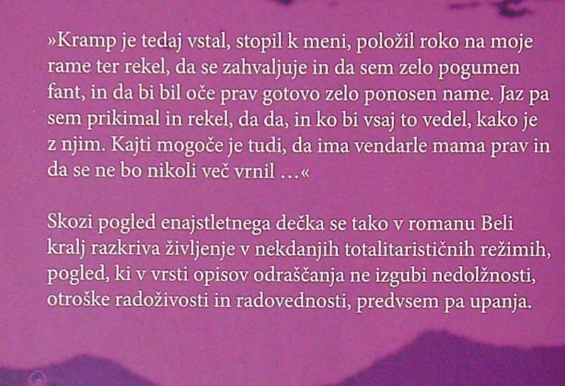 BELI KRALJ, György Dragomán