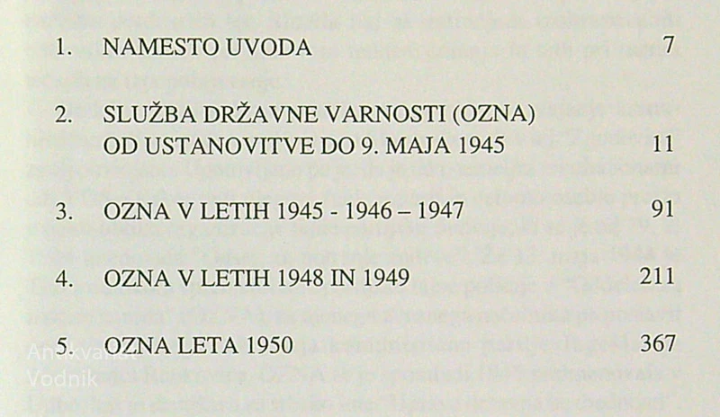 IZ ARHIVOV SLOVENSKE POLITIČNE POLICIJE