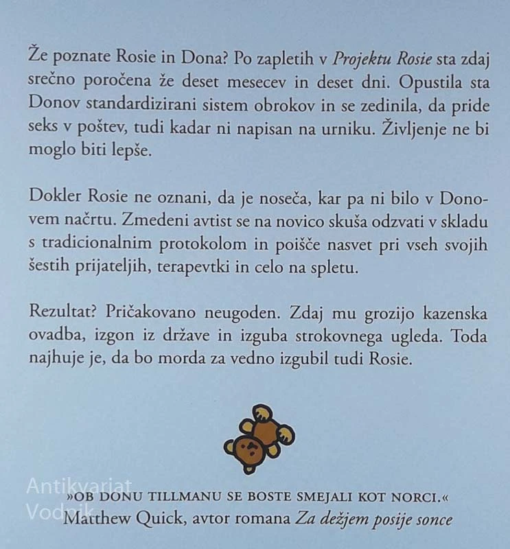 PROJEKT OTROK, Graeme Simsion