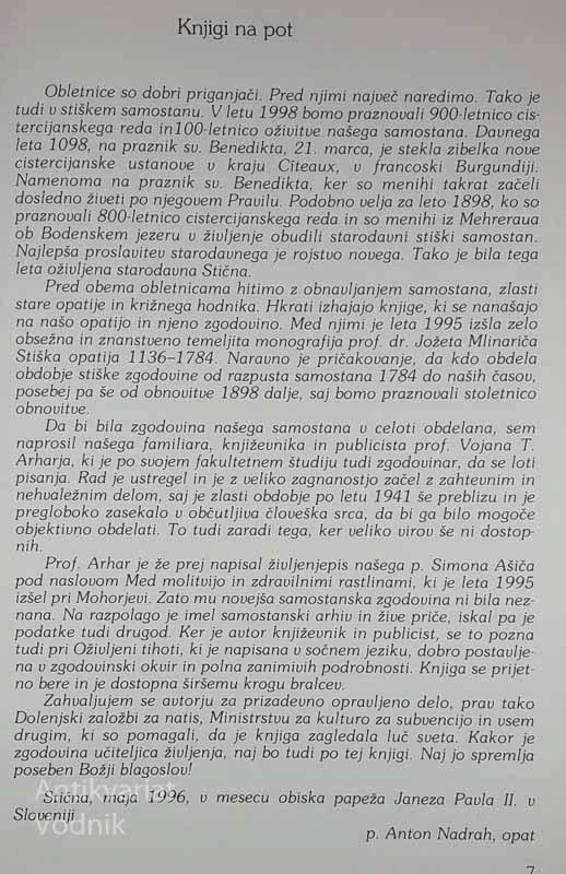 OŽIVLJENA TIHOTA, Vojan Tihomir Arhar