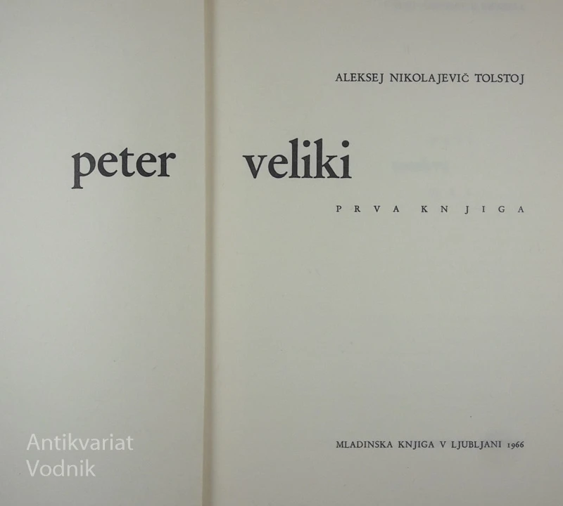 PETER VELIKI I. IN II., L. N. Tolstoj