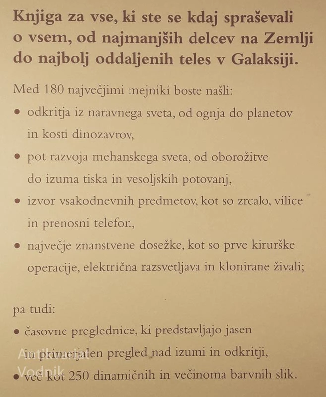 ODKRITJA IN IZUMI; OD PRAZGODOVINE DO SODOBNIH ČASOV, več avtorjev