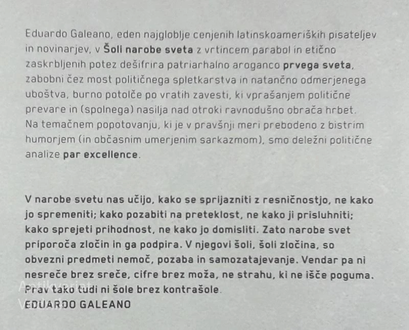 NAROBE, Eduardo Galeano
