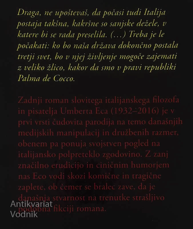 NULTA ŠTEVILKA, Umberto Eco