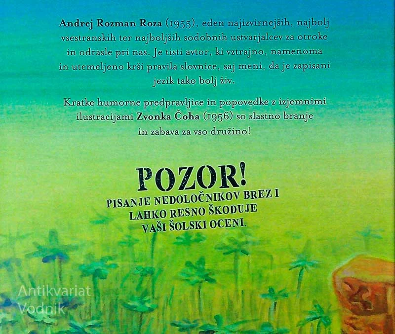 PREDPRAVLJICE IN POPOVEDKE, Andrej Rozman Roza (ilustriral Zvonko Čoh)