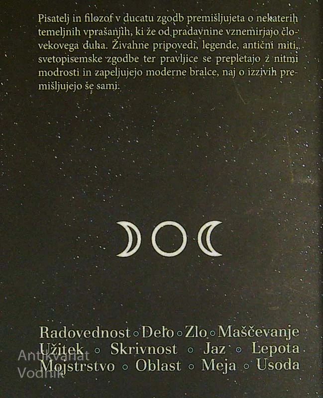 KDO TI JE POVEDAL, DA SI NAG, ADAM?; Mitološko-filozofske skušnjave, več avtorjev
