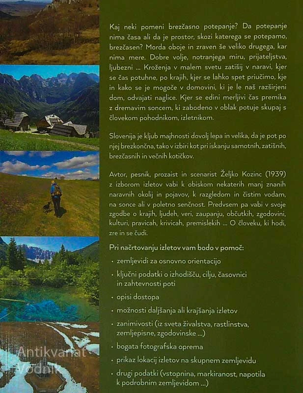 BREZČASNA POTEPANJA; ZEMLJA, VODA, ZRAK, OGENJ, Željko Kozinc