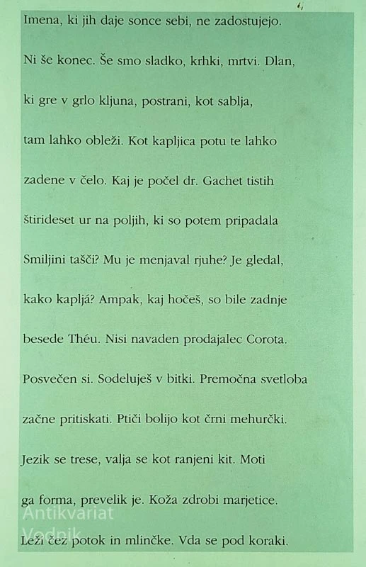 MORJE, Tomaž Šalamun