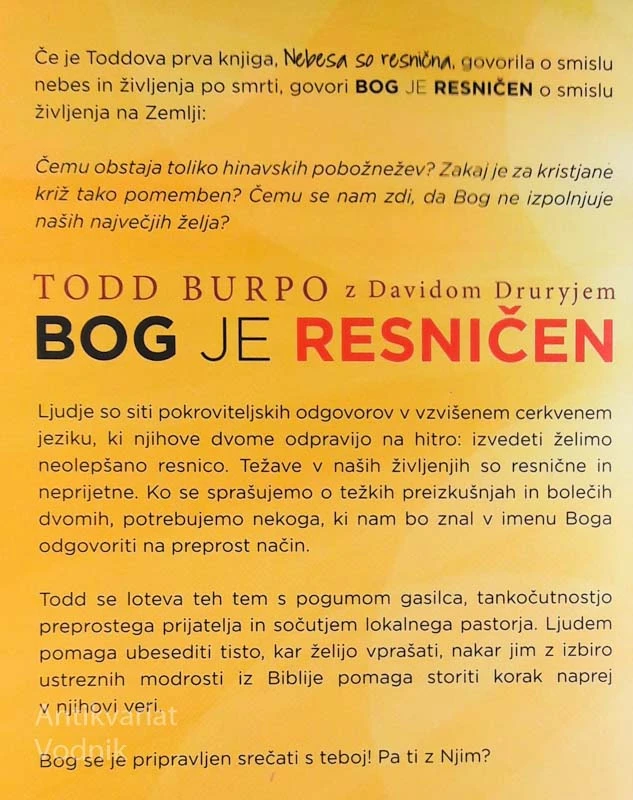 BOG JE RESNIČEN, Todd Burpo
