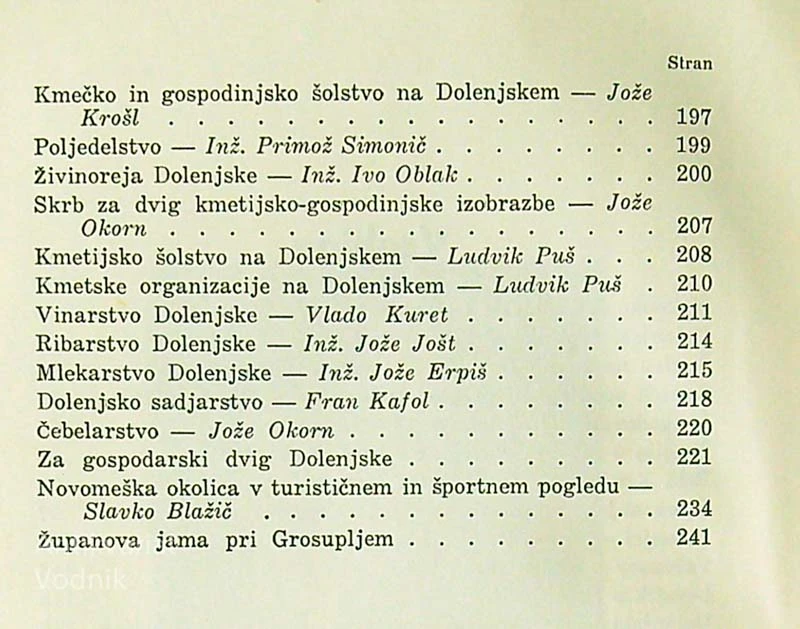 DOLENJSKA, več avtorjev