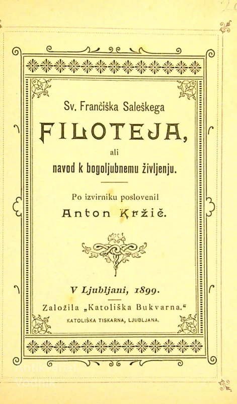 FILOTEJA ALI NAVOD K BOGOLJUBNEMU ŽIVLJENJU