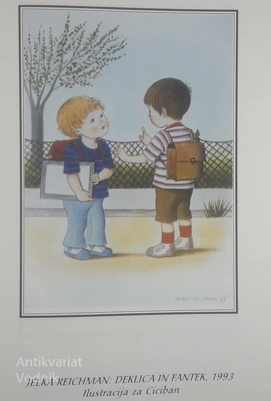 ILUSTRACIJA, BLIŽNJICA H KNJIGI