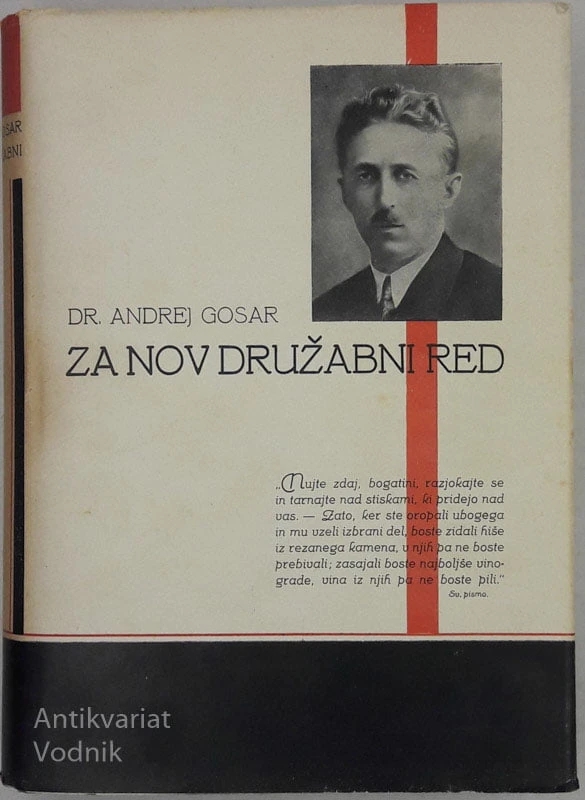ZA NOV DRUŽABNI RED Dr. Andrej Gosar
