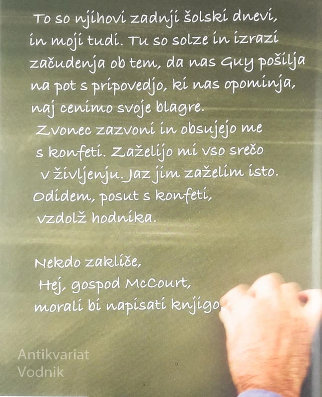 UČITELJ, Frank McCourt