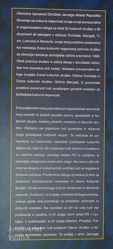 KULTURNA DRUŠTVA V DOMŽALSKI OBČINI 1884-2009, T. Capuder in M. Stiplovšek