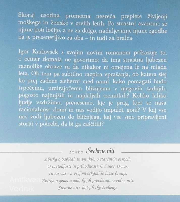 SAMO DOMOV ME PELJI, Igor Karlovšek