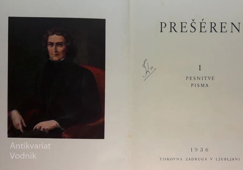 PREŠEREN; Pesnitve, pisma, kronologija, korespondenca